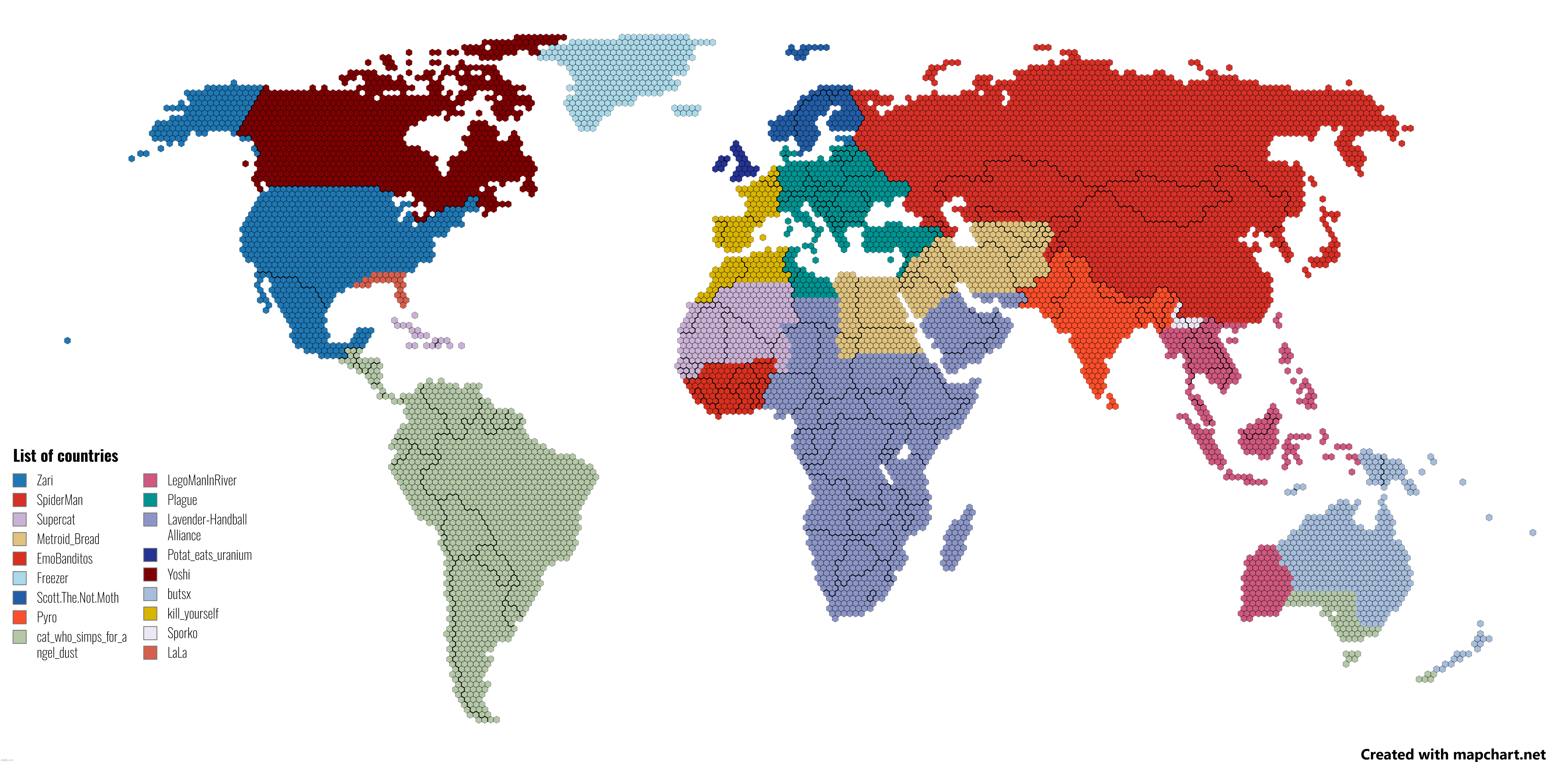 Round 22 - Chad Empire starts expanding, Floridian Civil War, Brazil Invades Australian Rebels | made w/ Imgflip meme maker
