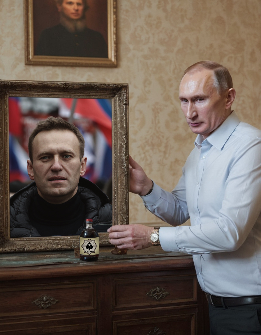 High Quality Putin Navalny Blank Meme Template