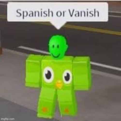 image tagged in roblox,duolingo | made w/ Imgflip meme maker