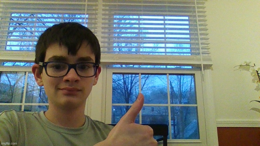 idk if you can see it, but it's snowing (nvm, you can definitely not see it) | made w/ Imgflip meme maker
