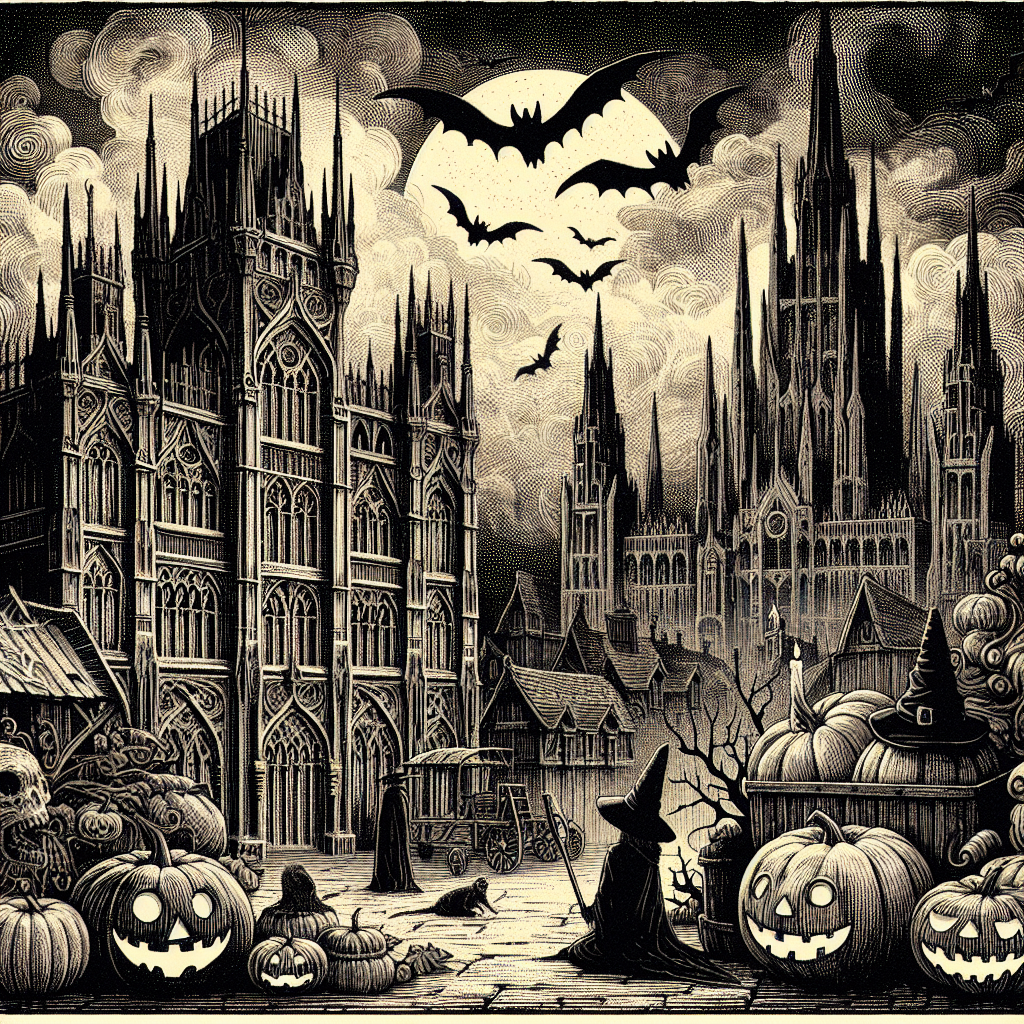 Halloween Gothic Blank Meme Template