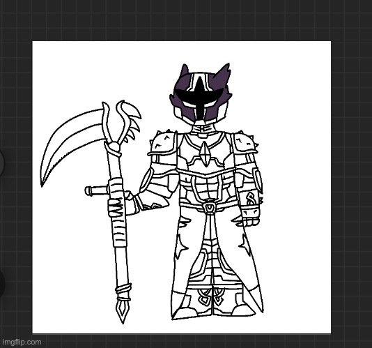 i’m drawing over that one pencil drawing from yesterday to make a new template (yes Supernova V4 is real) | made w/ Imgflip meme maker