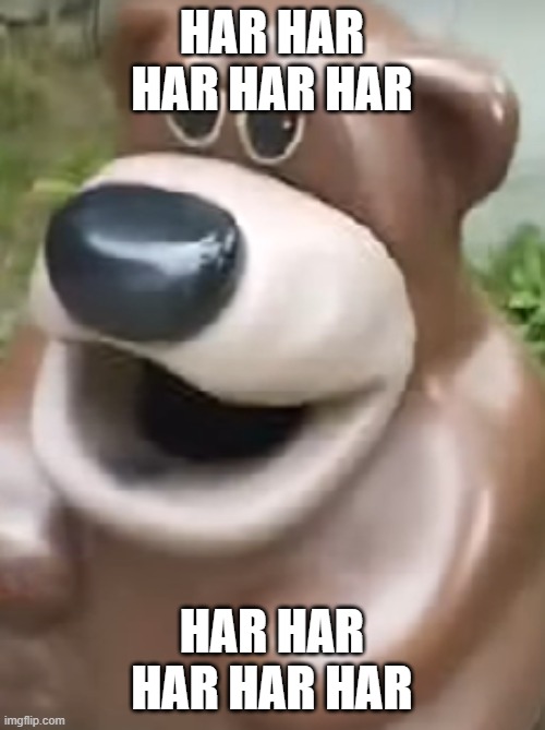 Polish bear trash can | HAR HAR HAR HAR HAR HAR HAR HAR HAR HAR | image tagged in har har har | made w/ Imgflip meme maker