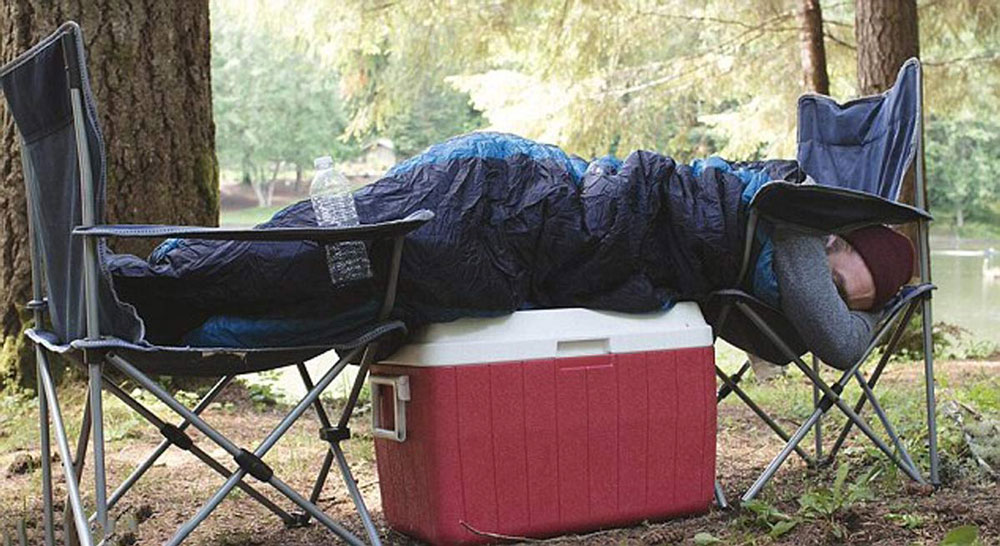 camping funny humor sleeping outdoors JPP Blank Meme Template