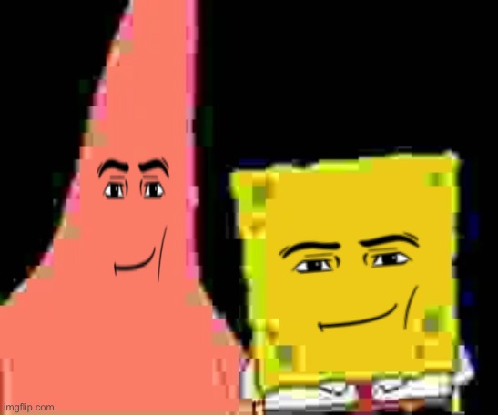Faceless SpongeBob and Patrick | image tagged in faceless spongebob and patrick | made w/ Imgflip meme maker