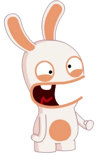 Cartoon Rabbid Blank Meme Template