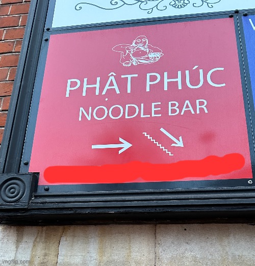 Fat fuck noodle bar | made w/ Imgflip meme maker