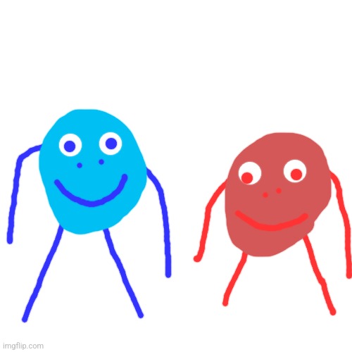 I drew OCs, their name is Max and Min. | made w/ Imgflip meme maker
