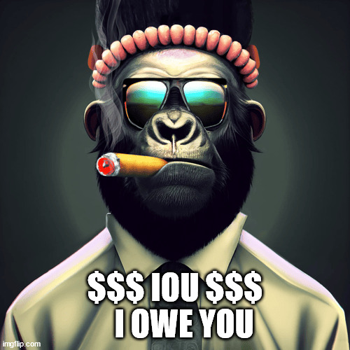 I OWE YOU | $$$ IOU $$$
   I OWE YOU | image tagged in meme | made w/ Imgflip meme maker