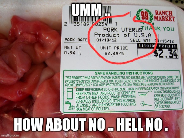 Food meme | UMM .. HOW ABOUT NO .. HELL NO . | image tagged in food memes | made w/ Imgflip meme maker