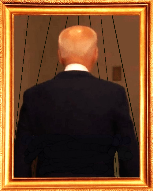 official portrait of the 46th president of the U.S. Blank Meme Template