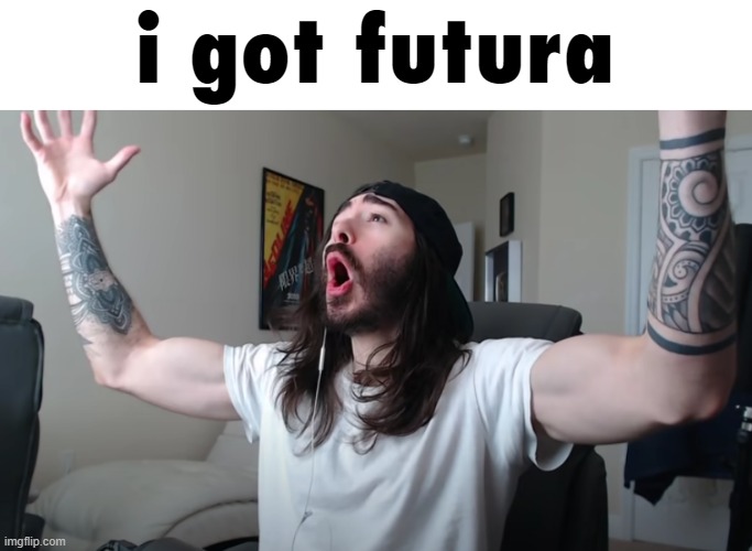 Charlie Woooh | i got futura | image tagged in charlie woooh | made w/ Imgflip meme maker