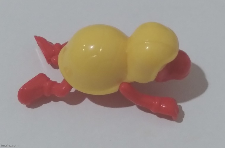 I got this toy from a kinder surprise egg btw | made w/ Imgflip meme maker
