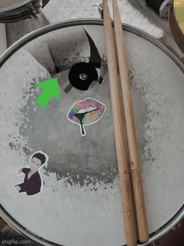 This is the condition my snare drum is in currently? | image tagged in gifs | made w/ Imgflip images-to-gif maker