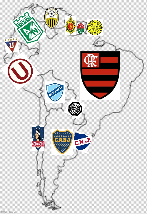 The best team of every south american country (My opinion) | made w/ Imgflip meme maker
