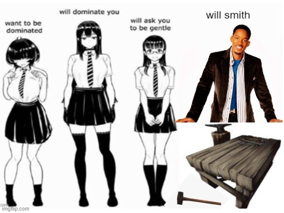 Will Smith blacksmith smithy smith hammer | image tagged in domination,will smith,ark survival ascended,asa,ase,anime girl hiding from terminator | made w/ Imgflip meme maker