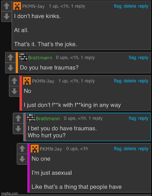 I, in fact, do not fuck with fucking | made w/ Imgflip meme maker