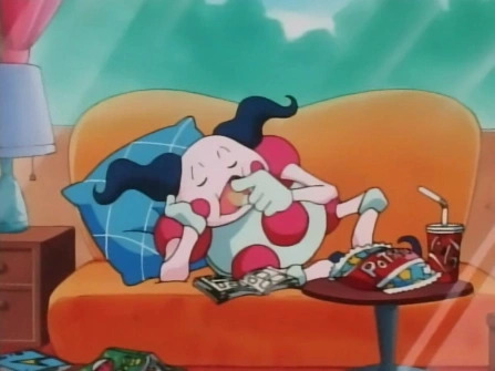 High Quality Lazy Mr. Mime Blank Meme Template