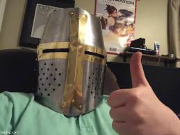 Thumbs up crusader | image tagged in thumbs up crusader | made w/ Imgflip meme maker