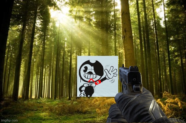 No more inkler | image tagged in sunlit forest | made w/ Imgflip meme maker