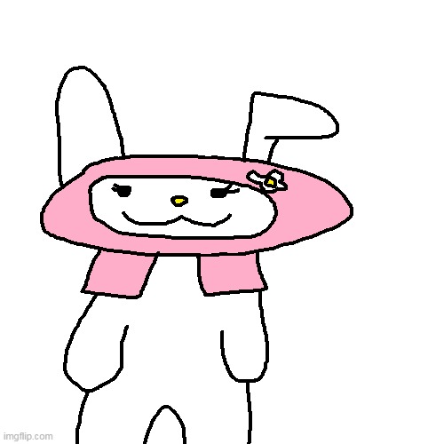 rate the my melody art | made w/ Imgflip meme maker