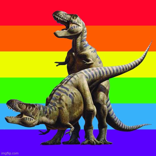 gay dinos | image tagged in gay dinos | made w/ Imgflip meme maker