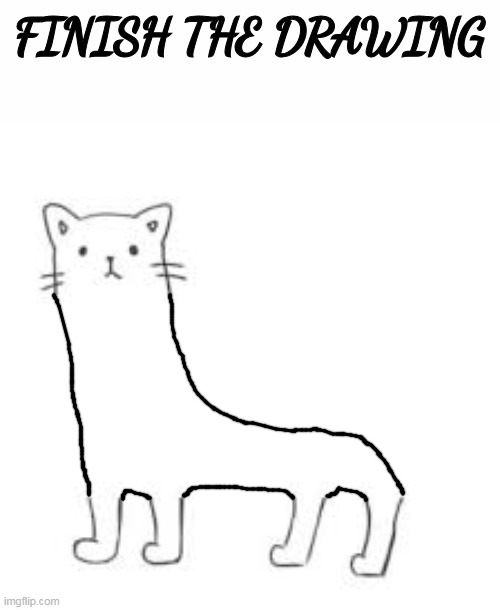 finish the drawing | image tagged in finish the drawing | made w/ Imgflip meme maker