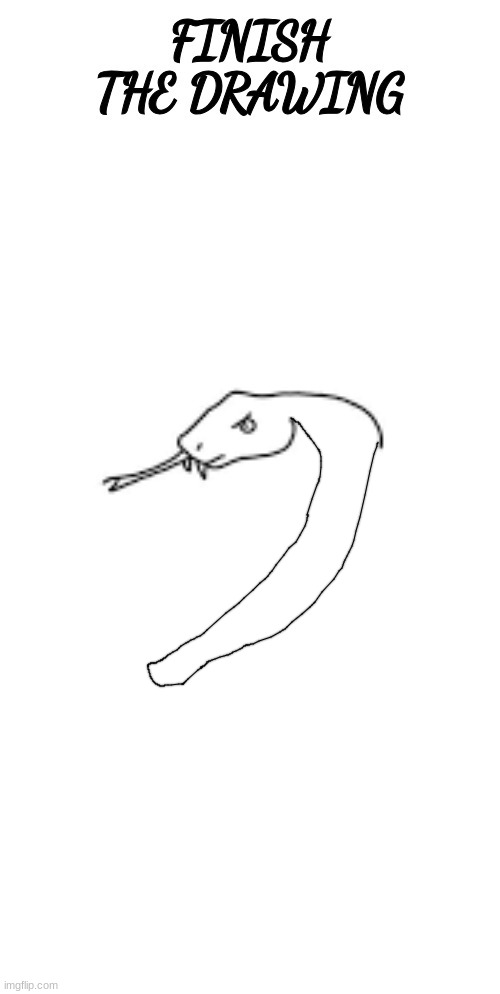 finish the drawing | image tagged in finish the drawing | made w/ Imgflip meme maker
