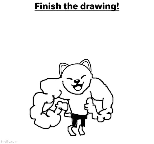 finish the drawing | image tagged in finish the drawing | made w/ Imgflip meme maker