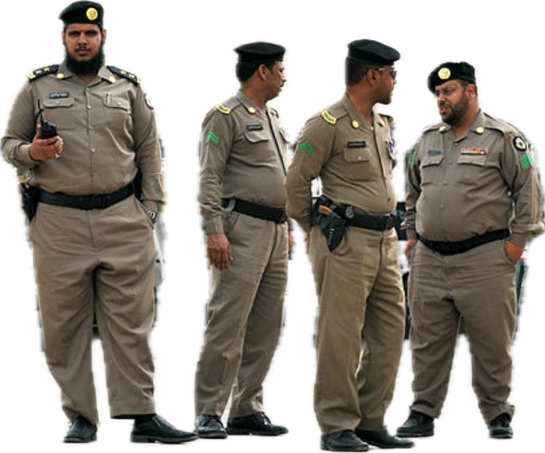 High Quality Saudi Arabian Police Blank Meme Template
