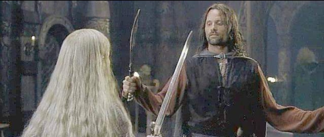 Aragorn and Éowyn Blank Meme Template