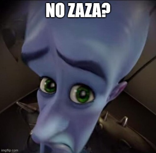 No b*tches | NO ZAZA? | image tagged in no b tches,shitpost | made w/ Imgflip meme maker
