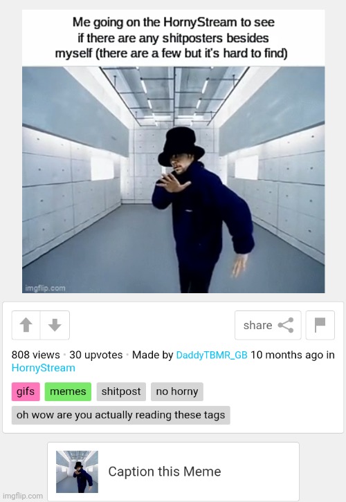 I don't understand how long I was shitposting on the horny stream for | made w/ Imgflip meme maker