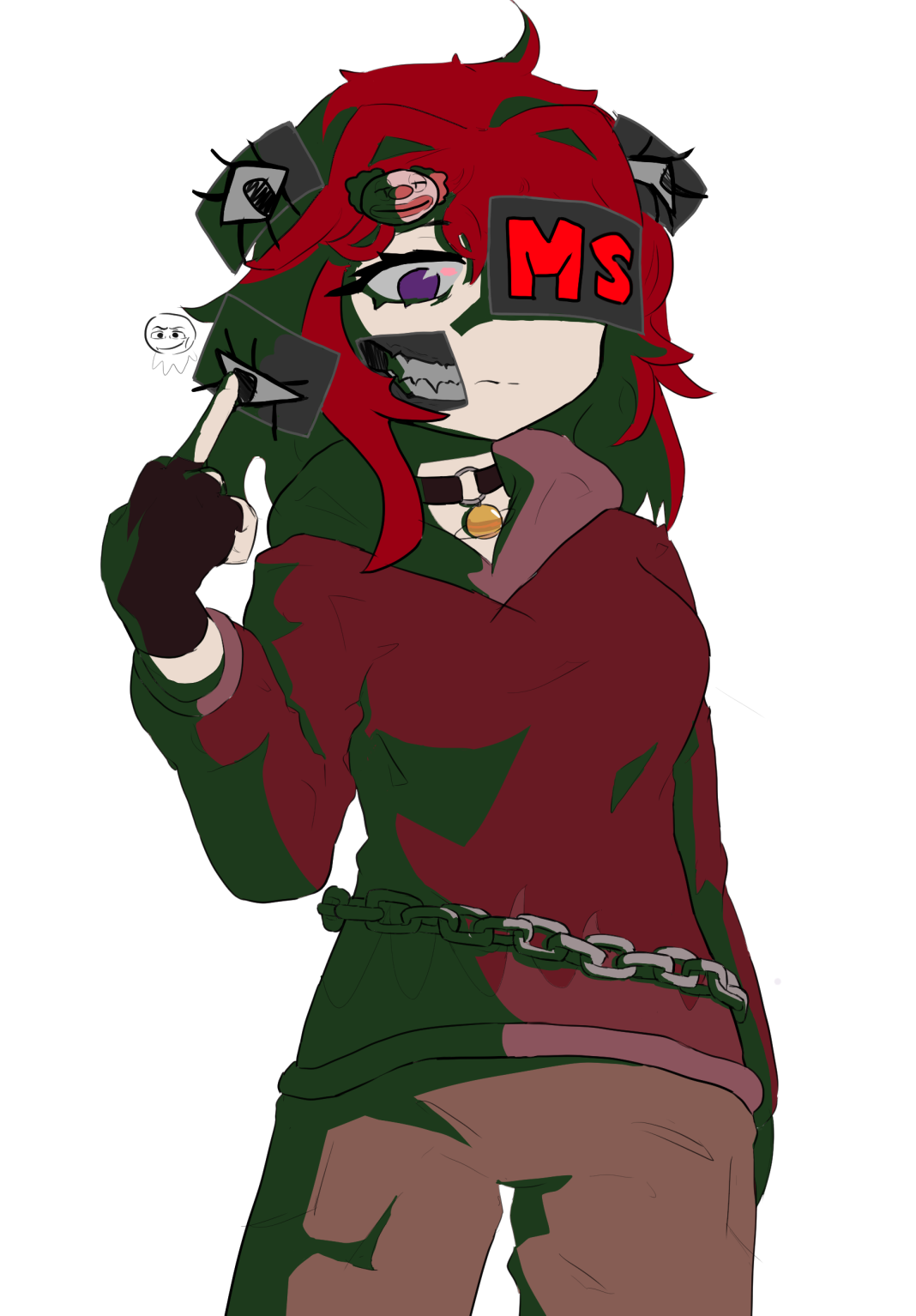 High Quality msmg waifu Blank Meme Template