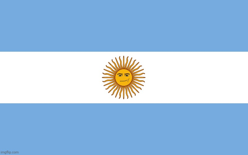 Argentina man face Blank Meme Template