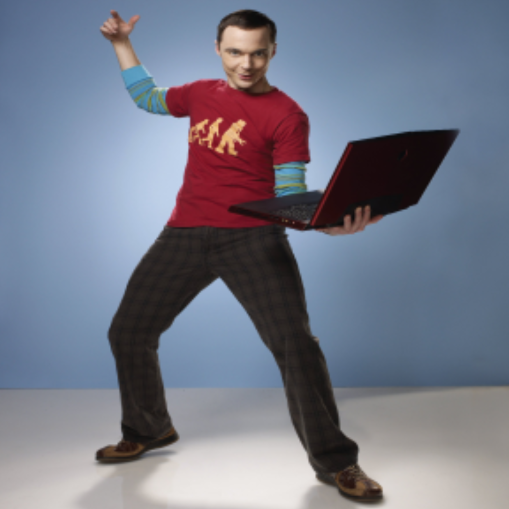 Sheldon Computer Blank Meme Template
