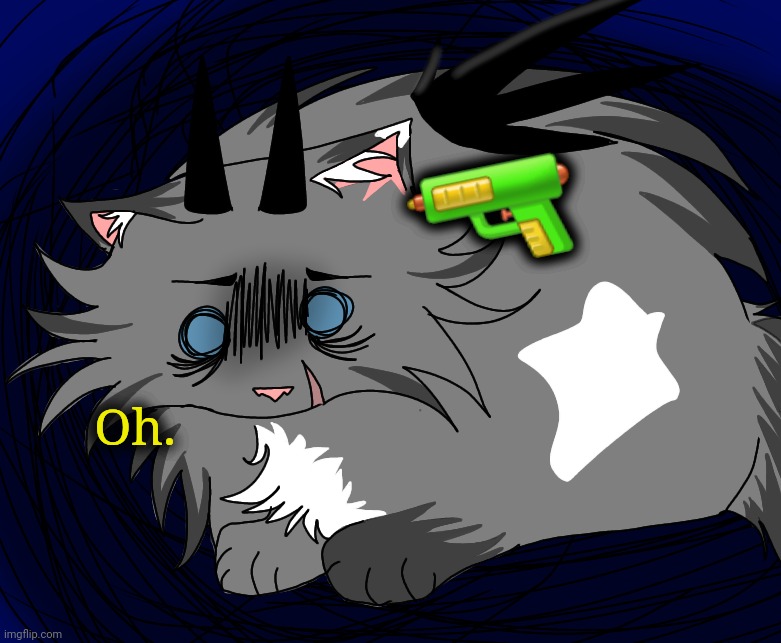 Oh. ? | image tagged in traumatized | made w/ Imgflip meme maker