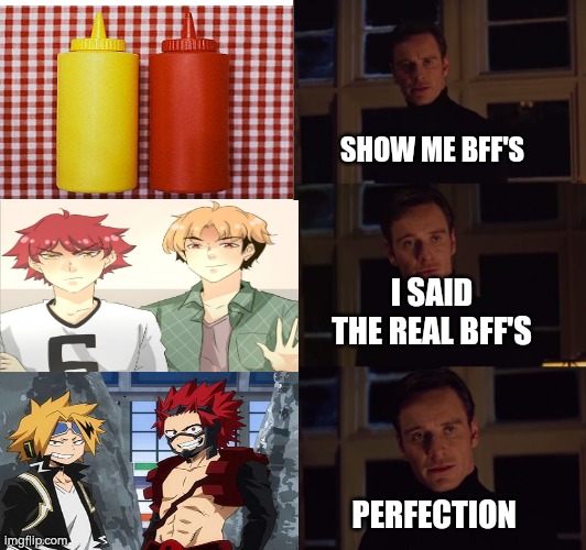 perfection | SHOW ME BFF'S; I SAID THE REAL BFF'S; PERFECTION | image tagged in perfection | made w/ Imgflip meme maker