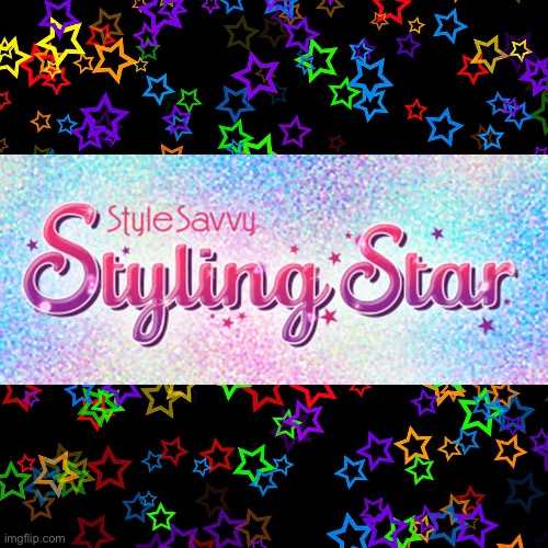 Style Savvy Styling Star | image tagged in black background with stars,nintendo,girl,girls,deviantart,fashion | made w/ Imgflip meme maker