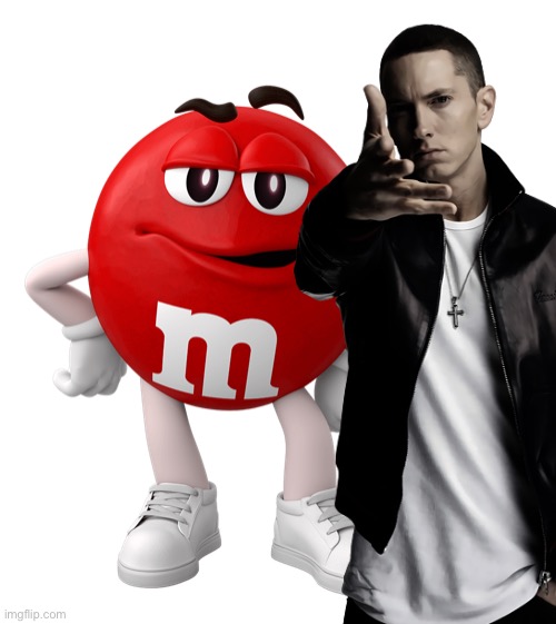 M&M? or Eminem? | image tagged in m and m | made w/ Imgflip meme maker