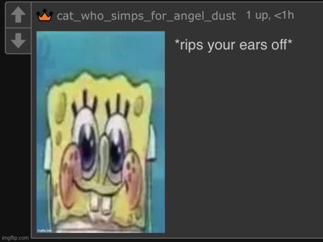 High Quality Rips your ears off Blank Meme Template