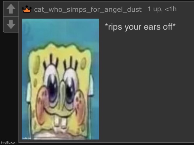 Rips your ears off | image tagged in rips your ears off | made w/ Imgflip meme maker