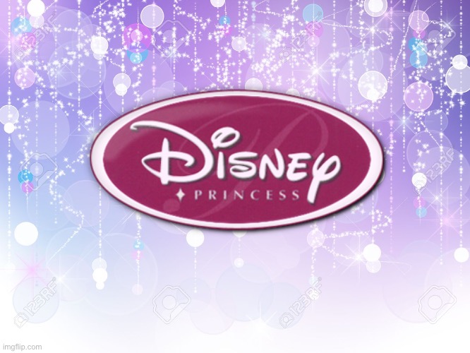Disney Princess Logo | image tagged in sparkle background,disney princess,deviantart,girls,nintendo,video games | made w/ Imgflip meme maker