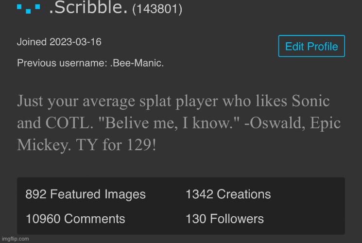 Ty! Btw, if Scrib had an accent, what would it be? | made w/ Imgflip meme maker