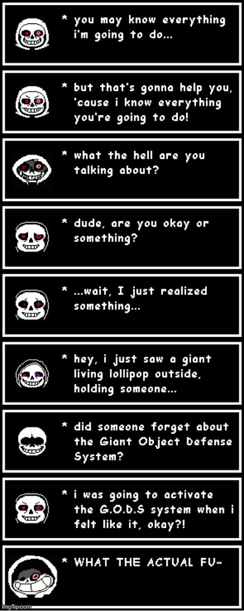 The Dusttale Group - The G.O.D.S System | image tagged in undertale | made w/ Imgflip meme maker