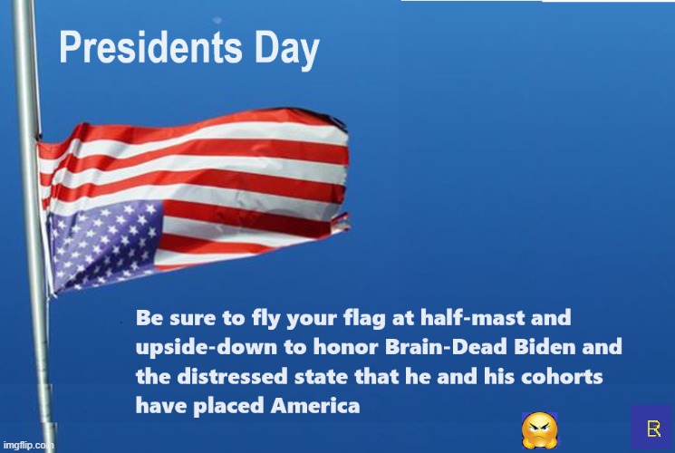 Presidents Day (What's To Celebrate?) | image tagged in president_joe_biden,not my president | made w/ Imgflip meme maker