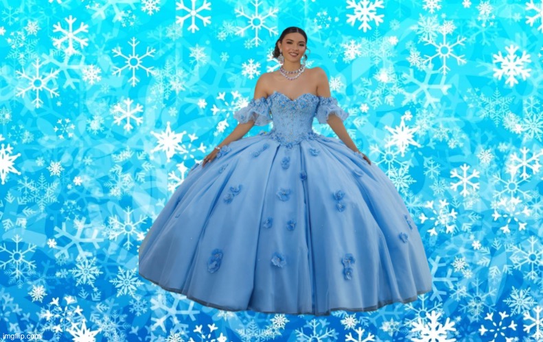 Ice Skating Girl in Formal Dress | image tagged in cool winter background,girl,dress,deviantart,pretty girl,ice skating | made w/ Imgflip meme maker