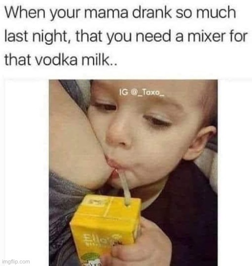 Drunk mom | image tagged in mom,drunk,vodka | made w/ Imgflip meme maker