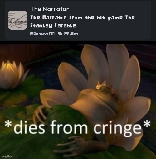 I hate Stanley parable that game should be cancelled | image tagged in dies of cringe,why,funny not funny | made w/ Imgflip meme maker