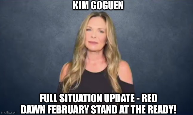Kim Goguen: Full Situation Update - Red Dawn February Stand At the Ready! (Video)  